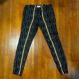 Saint Laurent Ikat Stripe Jogger Pants